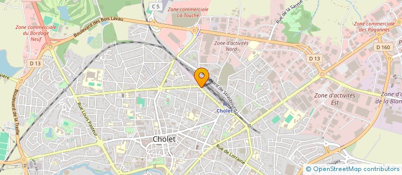 localisation de l'entreprise MADAME MATHILDE LARDEUX à CHOLET