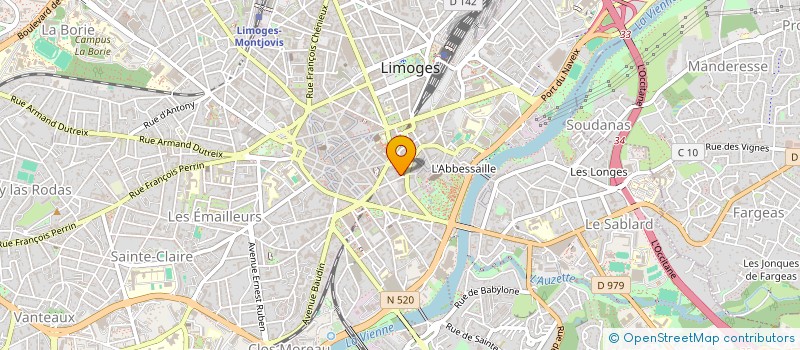 localisation de l'entreprise MADAME MATHILDE LARNAUDIE à LIMOGES