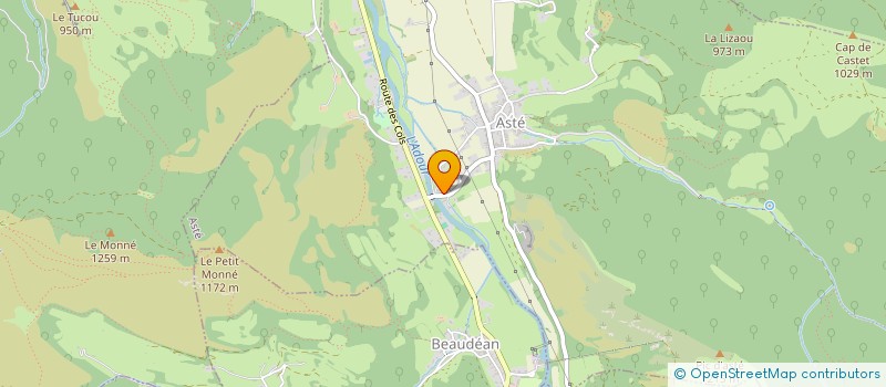 localisation de l'entreprise MADAME MATHILDE LARREY  ASTE