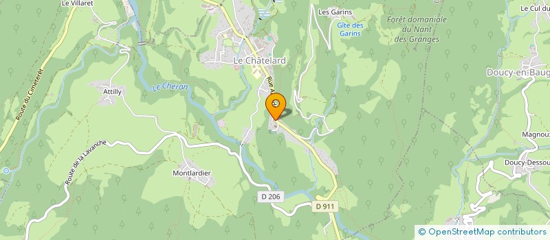 localisation de l'entreprise MADAME MATHILDE LATELLA  LE CHATELARD