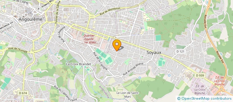 localisation de l'entreprise MADAME MATHILDE LATHIERE  SOYAUX