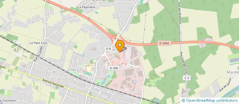localisation de l'entreprise MADAME MATHILDE LAVOLLEE à CHECY