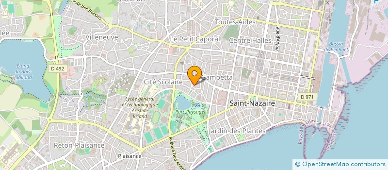 localisation de l'entreprise MADAME MATHILDE LE BIHAN  SAINT-NAZAIRE