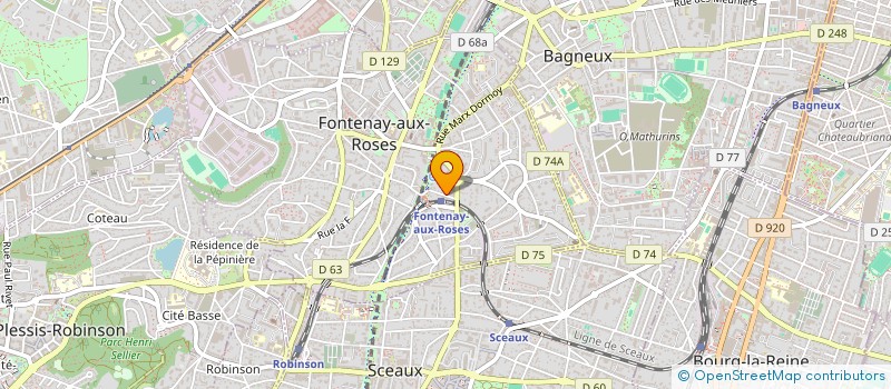 localisation de l'entreprise MADAME MATHILDE LE CORSU à FONTENAY AUX ROSES