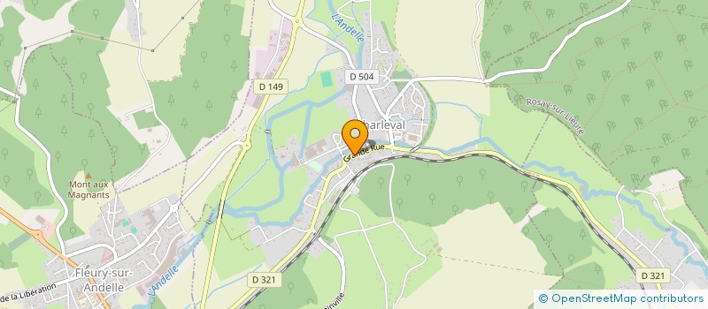 localisation de l'entreprise MADAME MATHILDE LE COZ  CHARLEVAL