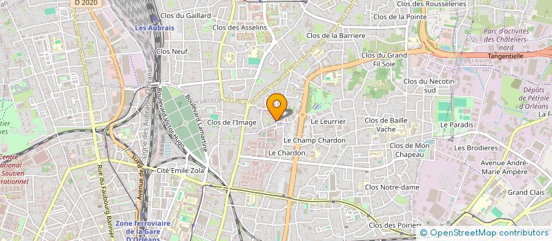 localisation de l'entreprise MADAME MATHILDE LE FLOC H  ORLEANS