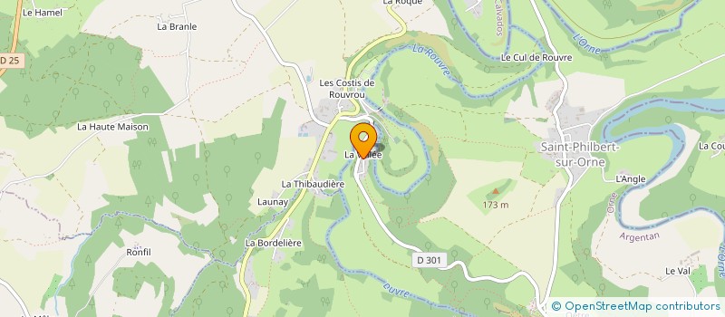 localisation de l'entreprise MADAME MATHILDE LE GAGNEUR à SAINT-PHILBERT-SUR-ORNE