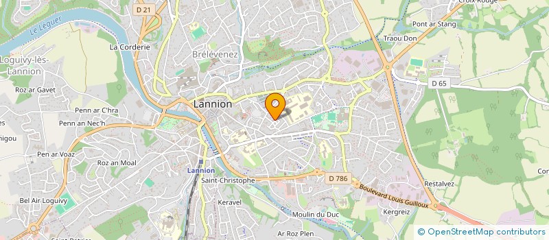 localisation de l'entreprise MADAME MATHILDE LE GALLO  LANNION