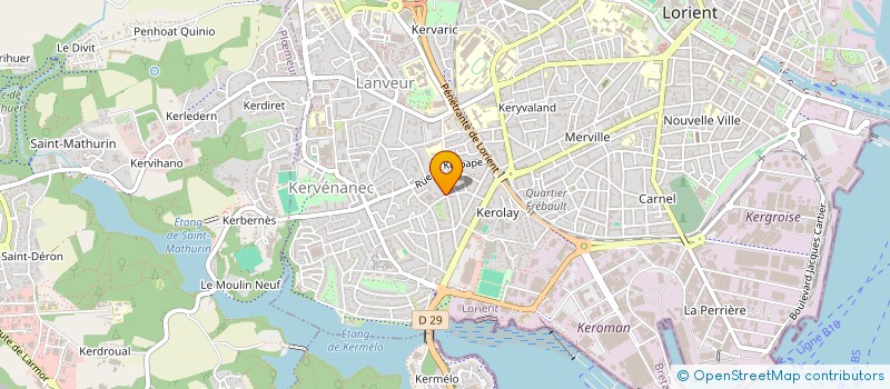 localisation de l'entreprise MADAME MATHILDE LE GALLO  LORIENT