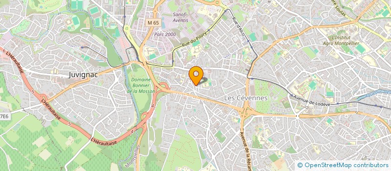 localisation de l'entreprise MADAME MATHILDE LE GRACIET à MONTPELLIER