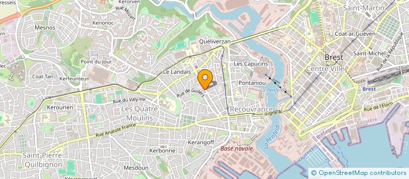localisation de l'entreprise MADAME MATHILDE LE GUENIC à BREST