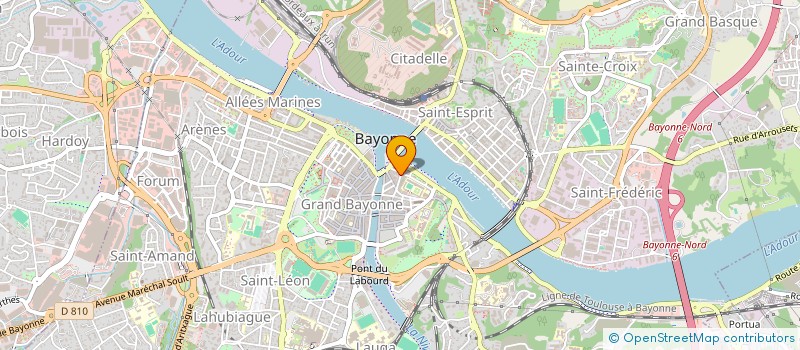 localisation de l'entreprise MADAME MATHILDE LE MONIES DE SAGAZAN à BAYONNE
