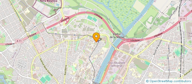 localisation de l'entreprise MADAME MATHILDE LEBRUN à ANGERS