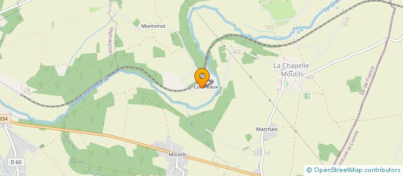 localisation de l'entreprise MADAME MATHILDE LEBRUN  LA CHAPELLE-MOUTILS