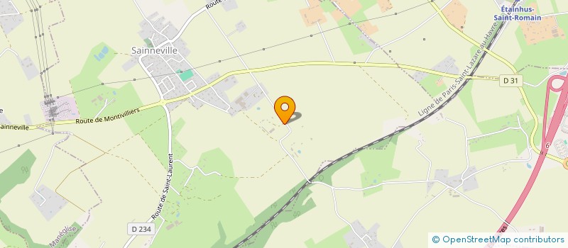 localisation de l'entreprise MADAME MATHILDE LECALIER  SAINNEVILLE