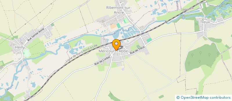 localisation de l'entreprise MADAME MATHILDE LECHEVIN  VAIRE-SOUS-CORBIE