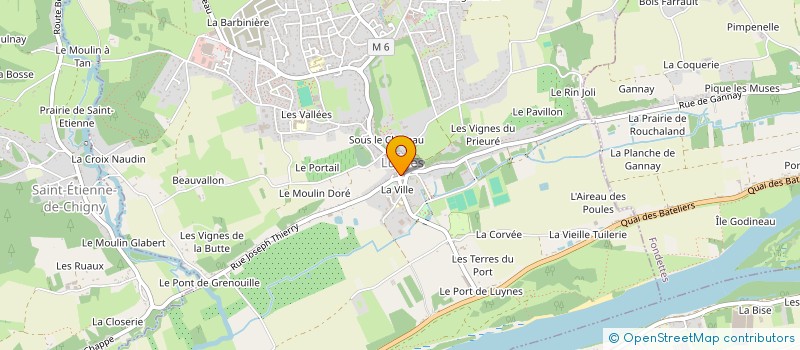 localisation de l'entreprise MADAME MATHILDE LECLERE  LUYNES