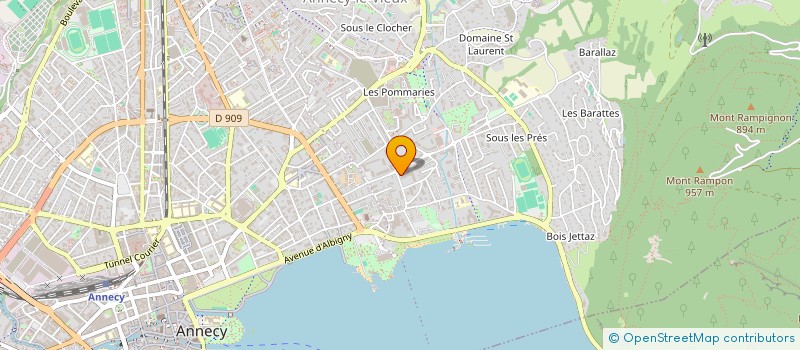 localisation de l'entreprise MADAME MATHILDE LECLERE à ANNECY