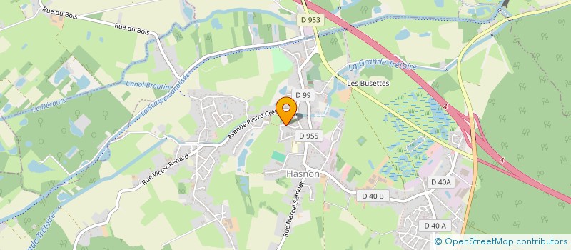 localisation de l'entreprise MADAME MATHILDE LECOINTE  HASNON