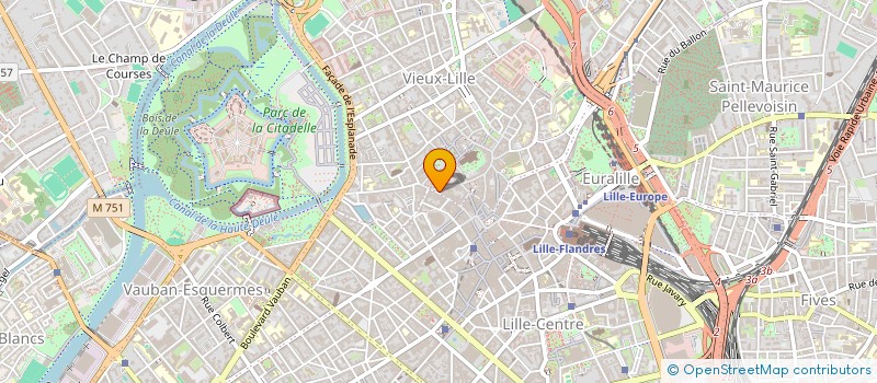 localisation de l'entreprise MADAME MATHILDE LEDOUX à LILLE