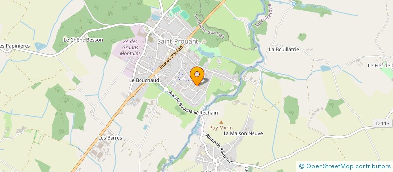 localisation de l'entreprise MADAME MATHILDE LEFETZ  SAINT-PROUANT