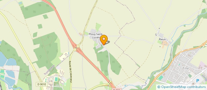 localisation de l'entreprise MADAME MATHILDE LEGER  BEAUVAIS