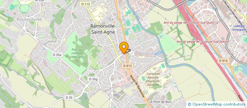 localisation de l'entreprise MADAME MATHILDE LEHAIN  RAMONVILLE-SAINT-AGNE