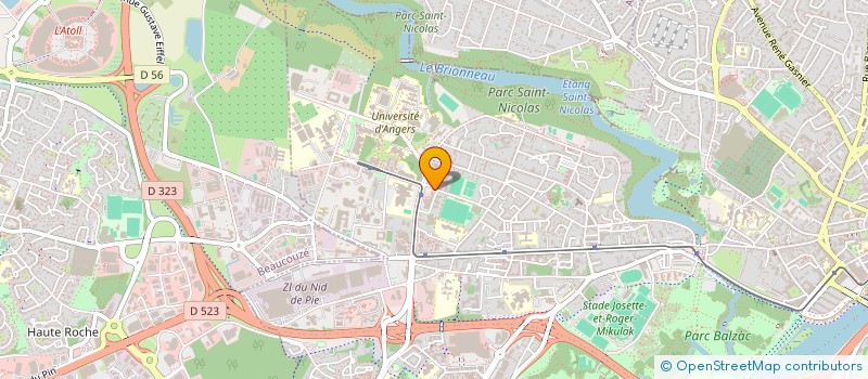 localisation de l'entreprise MADAME MATHILDE LEHUGEUR à ANGERS