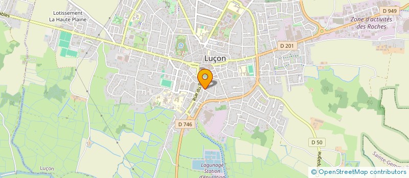 localisation de l'entreprise MADAME MATHILDE LEJOSNE  LUCON