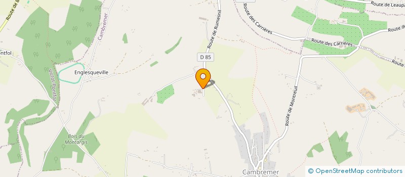 localisation de l'entreprise MADAME MATHILDE LELOUVIER AUMONT DE BAZOUGES à CAMBREMER