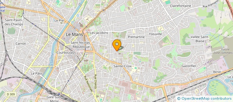 localisation de l'entreprise MADAME MATHILDE LEMONNIER à LE MANS