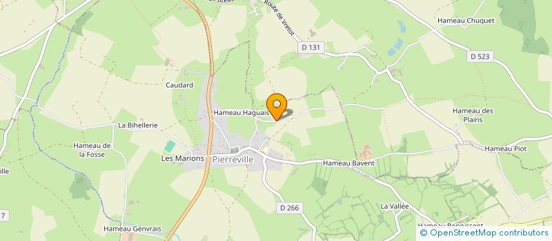 localisation de l'entreprise MADAME MATHILDE LEMONNIER  PIERREVILLE