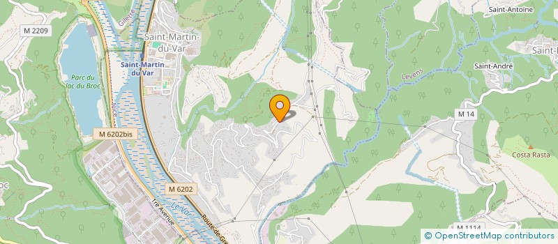 localisation de l'entreprise MADAME MATHILDE LEONELLI  SAINT-MARTIN-DU-VAR