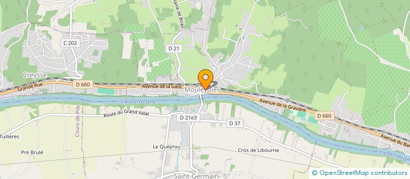 localisation de l'entreprise MADAME MATHILDE LEROY à MOULEYDIER