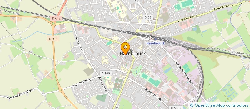 localisation de l'entreprise MADAME MATHILDE LEROY  HAZEBROUCK