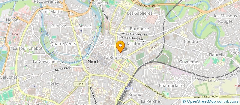 localisation de l'entreprise MADAME MATHILDE LESPOIR  NIORT