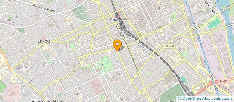 localisation de l'entreprise MADAME MATHILDE LESSINGER  NANCY