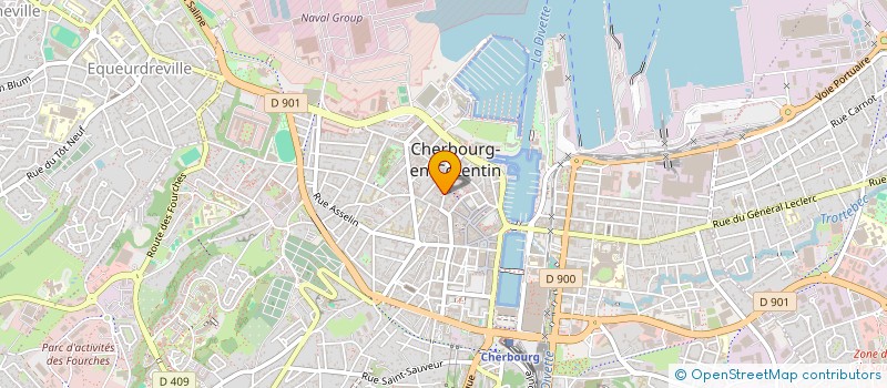 localisation de l'entreprise MADAME MATHILDE LEVEEL  CHERBOURG-EN-COTENTIN