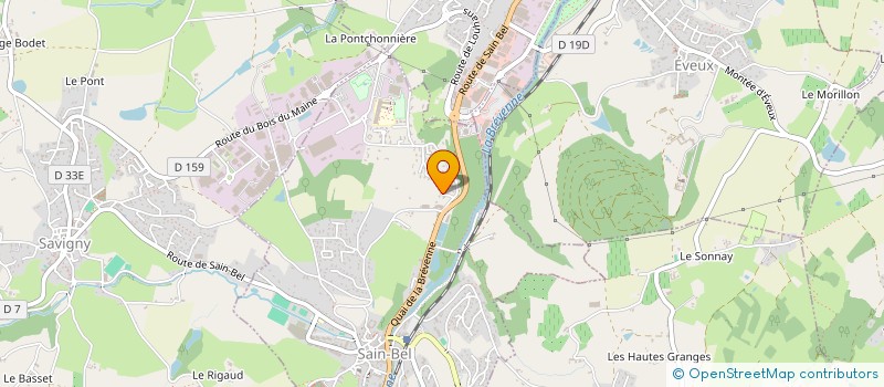 localisation de l'entreprise MADAME MATHILDE LEVEQUE  SAIN-BEL