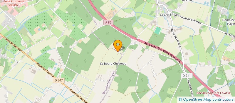 localisation de l'entreprise MADAME MATHILDE LHERMITE à BEAUFORT-EN-ANJOU