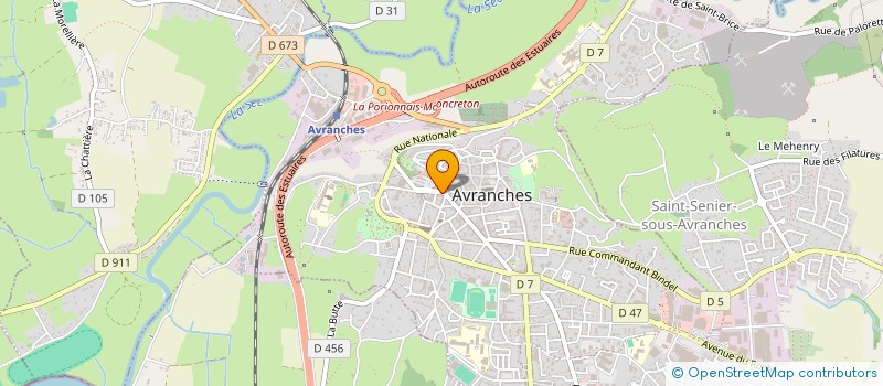 localisation de l'entreprise MADAME MATHILDE LHOTE à AVRANCHES