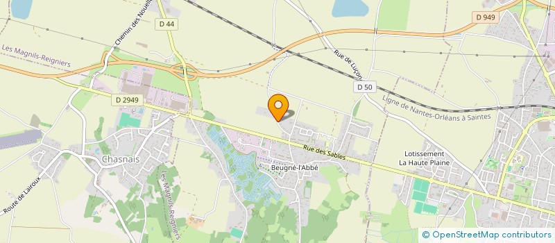 localisation de l'entreprise MADAME MATHILDE LIGONNIERE  LES MAGNILS-REIGNIERS