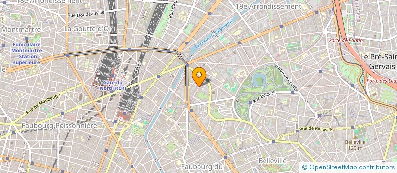 localisation de l'entreprise MADAME MATHILDE LIMBERGERE  PARIS