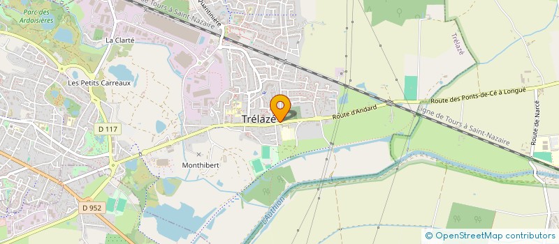 localisation de l'entreprise MADAME MATHILDE LINARES  TRELAZE