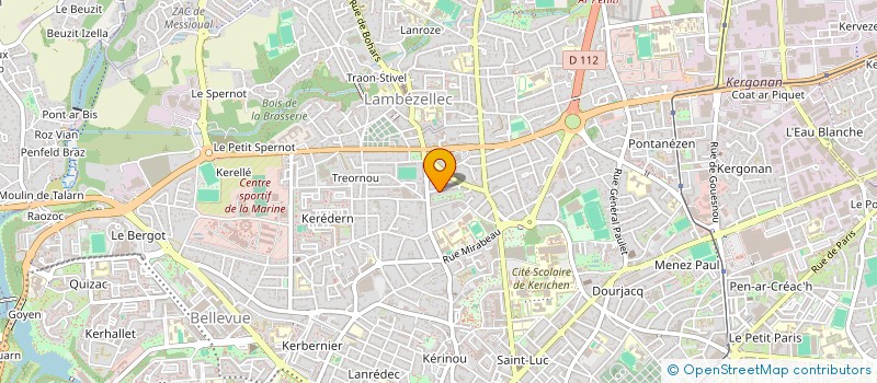 localisation de l'entreprise MADAME MATHILDE LIPPMANN  BREST