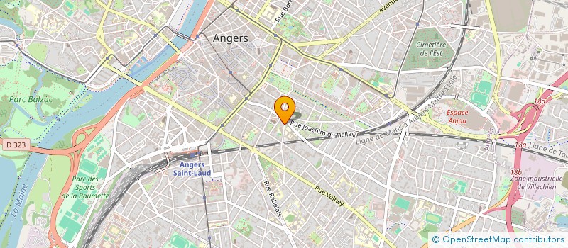 localisation de l'entreprise MADAME MATHILDE LIVENAIS à ANGERS