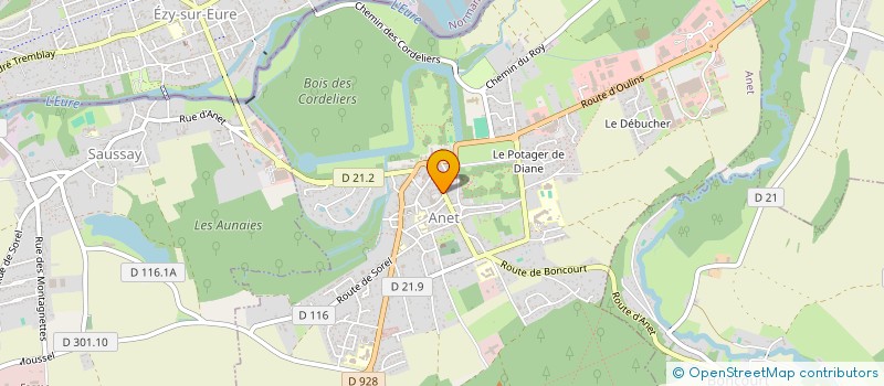 localisation de l'entreprise MADAME MATHILDE LOUIS-JOSEPH à ANET