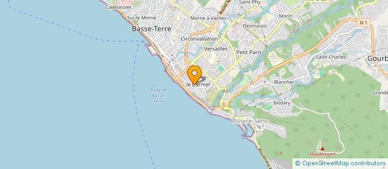 localisation de l'entreprise MADAME MATHILDE LOUISERRE à BASSE-TERRE