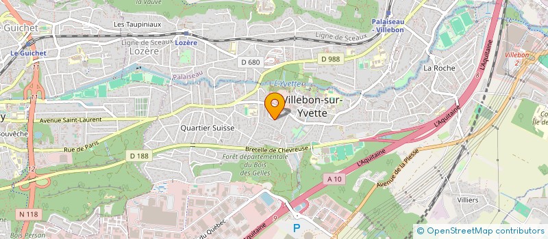 localisation de l'entreprise MADAME MATHILDE LUQUIAU à VILLEBON-SUR-YVETTE