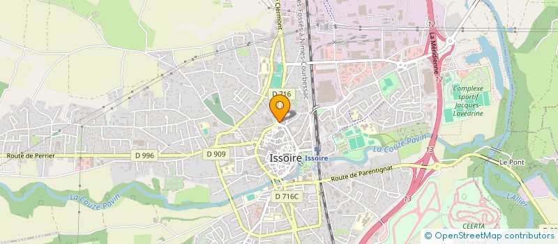 localisation de l'entreprise MADAME MATHILDE LYDIA TIARE ESPADA  ISSOIRE